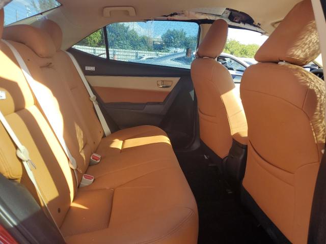 5YFBURHE2HP712982 - 2017 TOYOTA COROLLA L RED photo 10