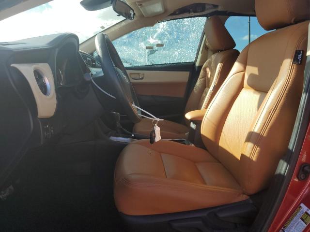 5YFBURHE2HP712982 - 2017 TOYOTA COROLLA L RED photo 7