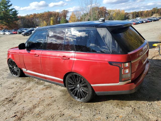 SALGS2FK0HA326859 - 2017 LAND ROVER RANGE ROVE HSE RED photo 2