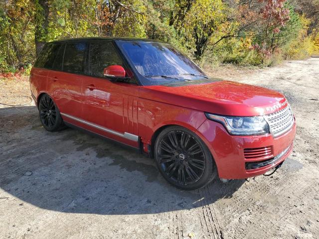 SALGS2FK0HA326859 - 2017 LAND ROVER RANGE ROVE HSE RED photo 4