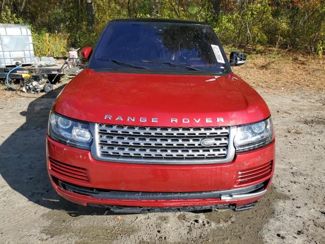 SALGS2FK0HA326859 - 2017 LAND ROVER RANGE ROVE HSE RED photo 5