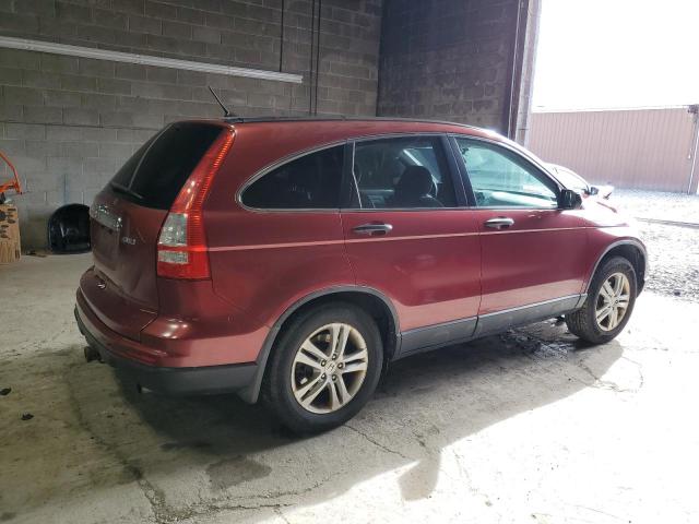 JHLRE4H54AC010582 - 2010 HONDA CR-V EX ბურგუნდია ფოტო 3