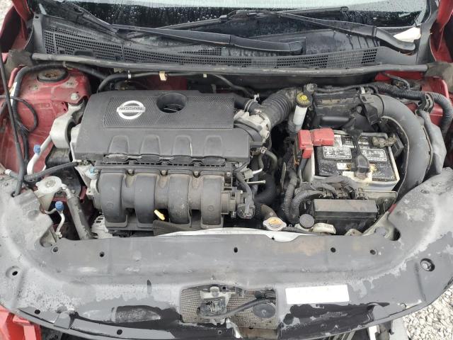 3N1AB7AP6DL627977 - 2013 NISSAN SENTRA S წითელი ფოტო 11