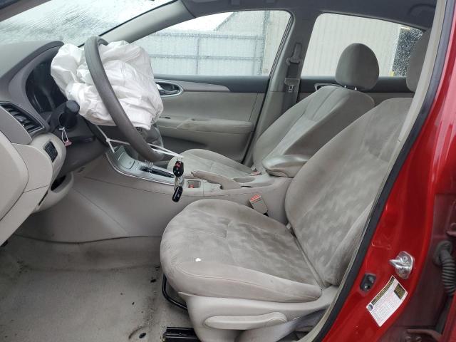 3N1AB7AP6DL627977 - 2013 NISSAN SENTRA S წითელი ფოტო 7