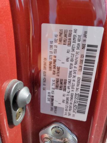 JM1NC25F760120330 - 2006 MAZDA MX-5 MIATA RED photo 12