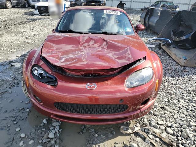 JM1NC25F760120330 - 2006 MAZDA MX-5 MIATA RED photo 5