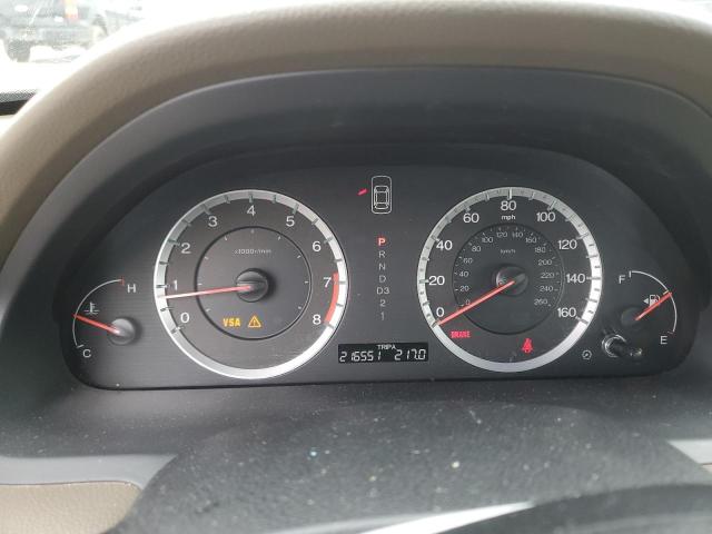 1HGCP36879A020827 - 2009 HONDA ACCORD EXL მუქწითელი ფოტო 9