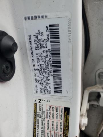 5Y2SL67837Z414099 - 2007 PONTIAC VIBE أبيض صورة 12