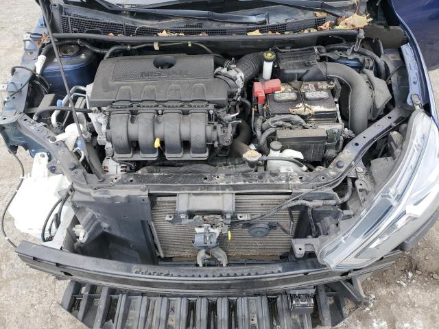 3N1AB7AP8KY394359 - 2019 NISSAN SENTRA S Niebieski zdjęcie 11