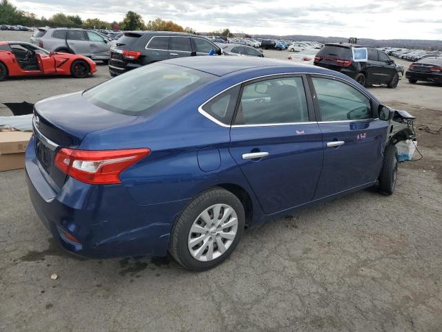 3N1AB7AP8KY394359 - 2019 NISSAN SENTRA S Niebieski zdjęcie 3