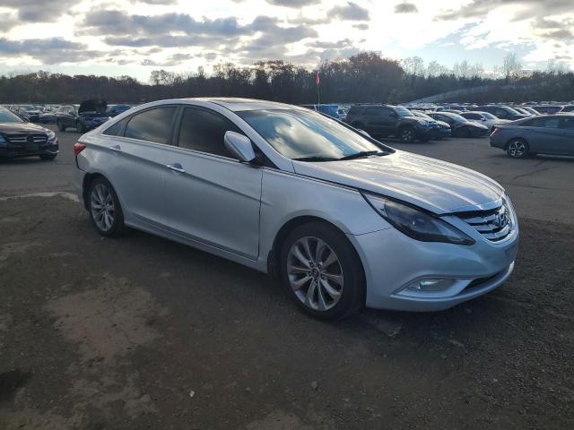 5NPEC4AC6DH596883 - 2013 HYUNDAI SONATA SE GRAY photo 4
