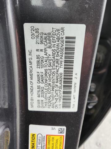 1HGCV1F35LA082930 - 2020 HONDA ACCORD SPORT 灰色 照片 13