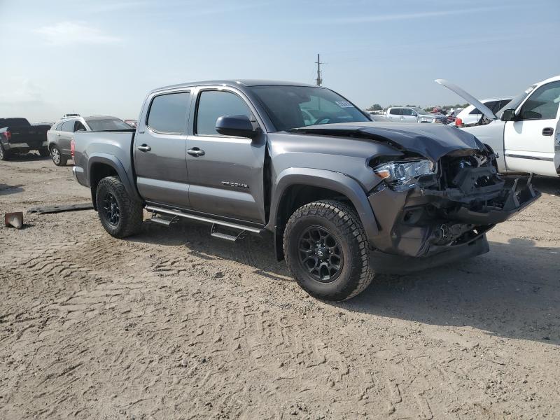 5TFAZ5CN9MX106801 - 2021 TOYOTA TACOMA DOUBLE CAB GRAY photo 4