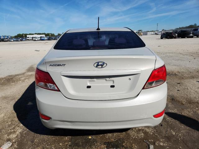 KMHCT4AE3GU071665 - 2016 HYUNDAI ACCENT SE WHITE photo 6