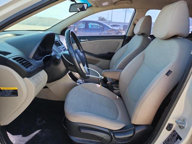 KMHCT4AE3GU071665 - 2016 HYUNDAI ACCENT SE WHITE photo 7