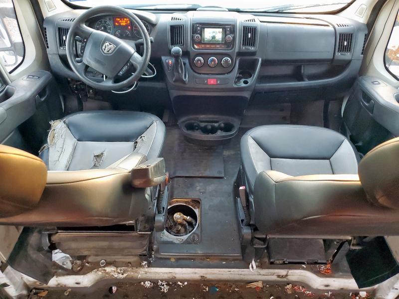 3C6TRVDG0HE528817 - 2017 RAM PROMASTER 2500 HIGH თეთრი ფოტო 8