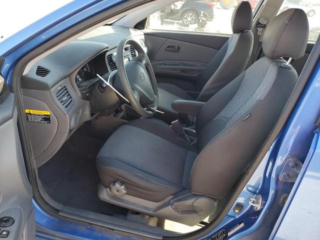 KNADE223296543590 - 2009 KIA RIO BASE 蓝色 照片 7