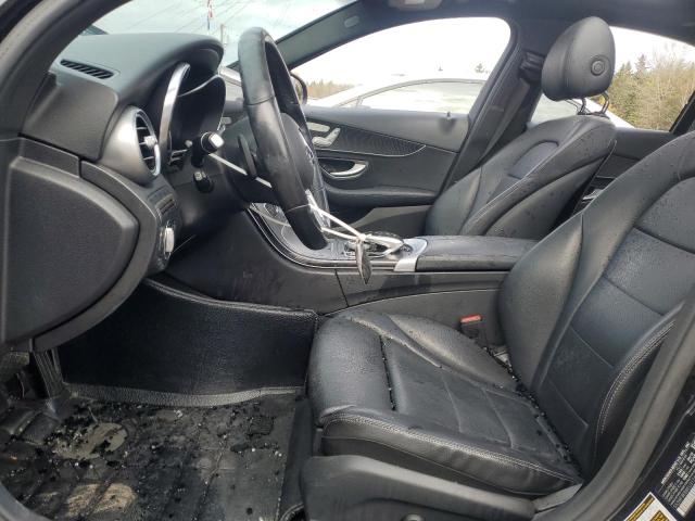 55SWF8EB8KU317447 - 2019 MERCEDES-BENZ C 300 4MATIC BLACK photo 7
