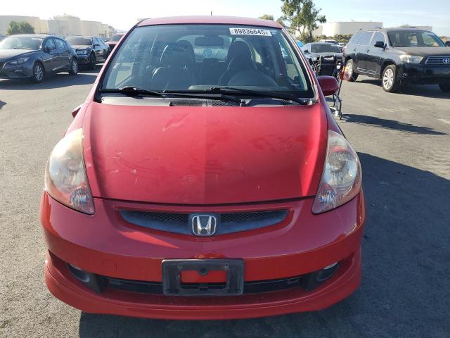JHMGD38618S022116 - 2008 HONDA FIT SPORT 红色 照片 5
