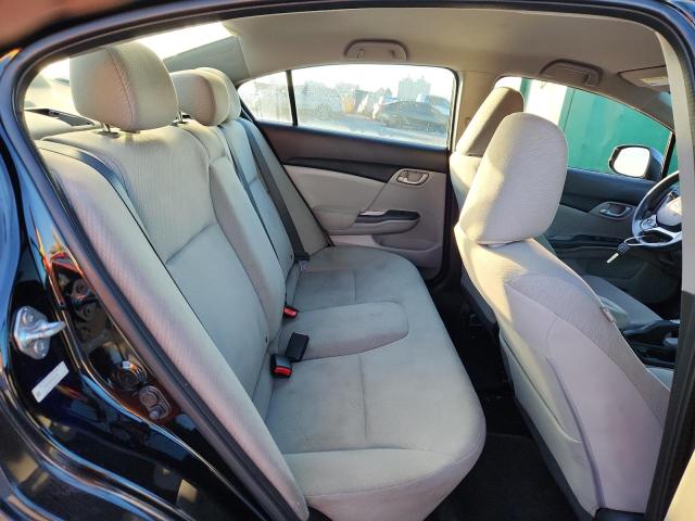 2HGFB2F50DH564768 - 2013 HONDA CIVIC LX შავი ფოტო 10