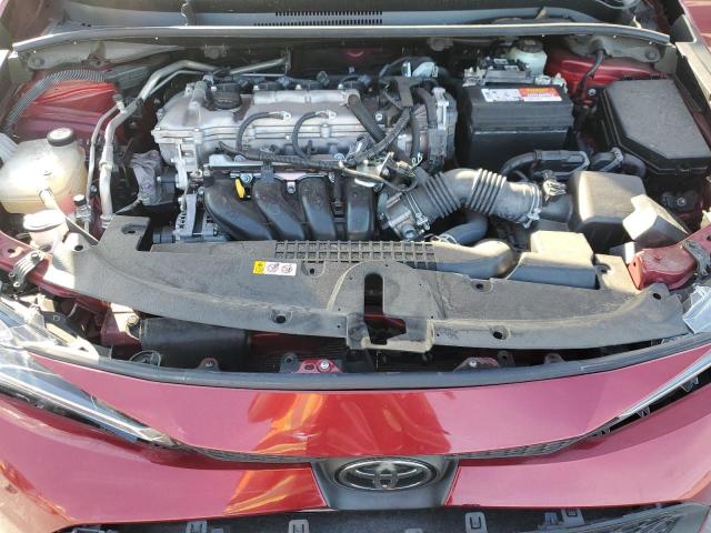 JTDEPMAE4NJ212677 - 2022 TOYOTA COROLLA LE 红色 照片 11