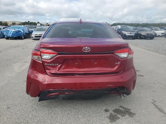 JTDEPMAE4NJ212677 - 2022 TOYOTA COROLLA LE 红色 照片 6