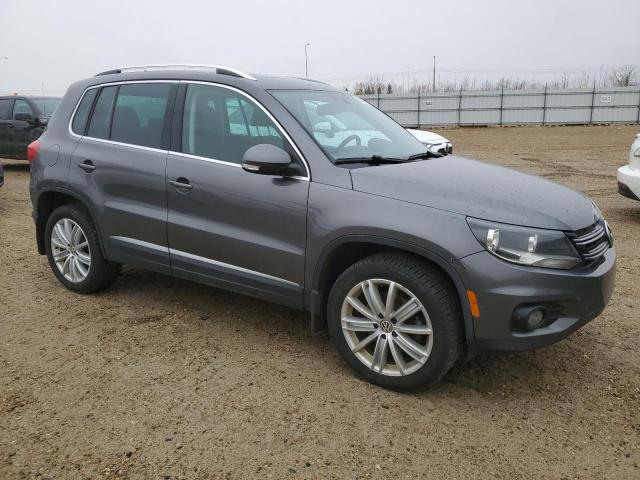 WVGJV3AX8EW606455 - 2014 VOLKSWAGEN TIGUAN S GRAY photo 4