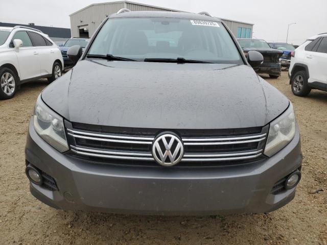 WVGJV3AX8EW606455 - 2014 VOLKSWAGEN TIGUAN S GRAY photo 5