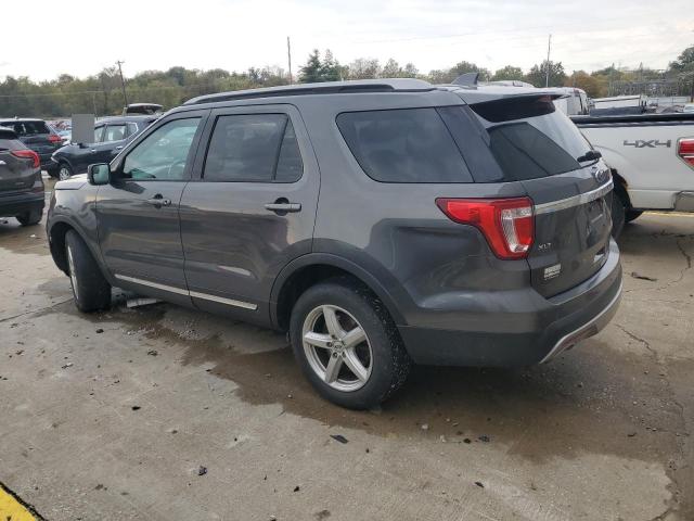 1FM5K8D83HGD51143 - 2017 FORD EXPLORER XLT رمادي صورة 2