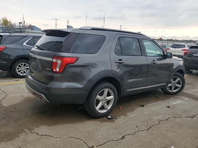 1FM5K8D83HGD51143 - 2017 FORD EXPLORER XLT رمادي صورة 3