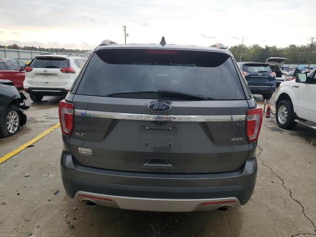 1FM5K8D83HGD51143 - 2017 FORD EXPLORER XLT رمادي صورة 6