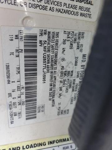 5LMFU28577LJ15951 - 2007 LINCOLN NAVIGATOR 银色 照片 14