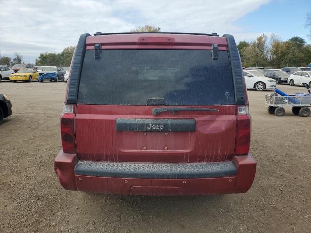 1J8HG48K66C272435 - 2006 JEEP COMMANDER Կարմիր լուսանկար 6
