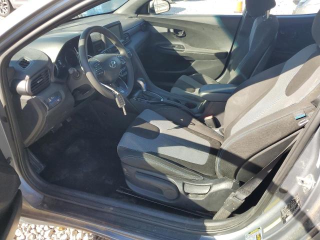 KMHTG6AF9KU017224 - 2019 HYUNDAI VELOSTER BASE ლურჯი ფოტო 7