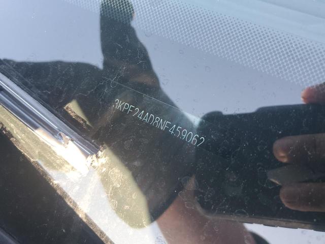 3KPF24AD8NE459062 - 2022 KIA FORTE FE BLUE photo 12