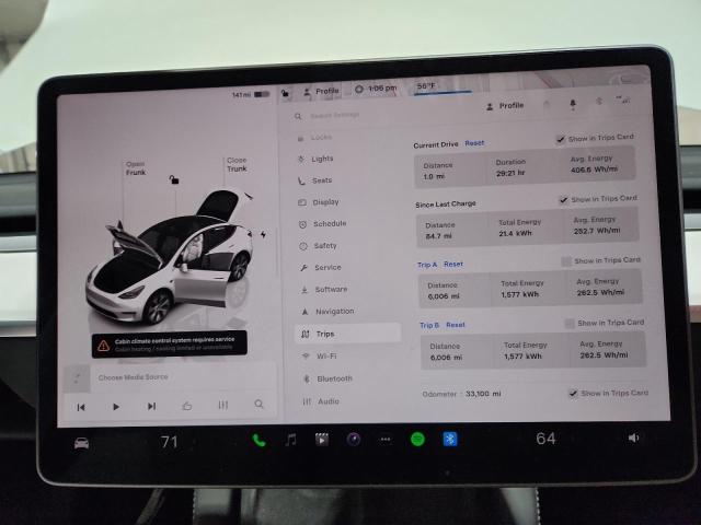 7SAYGDEEXPF801480 - 2023 TESLA MODEL Y Ağ foto 9