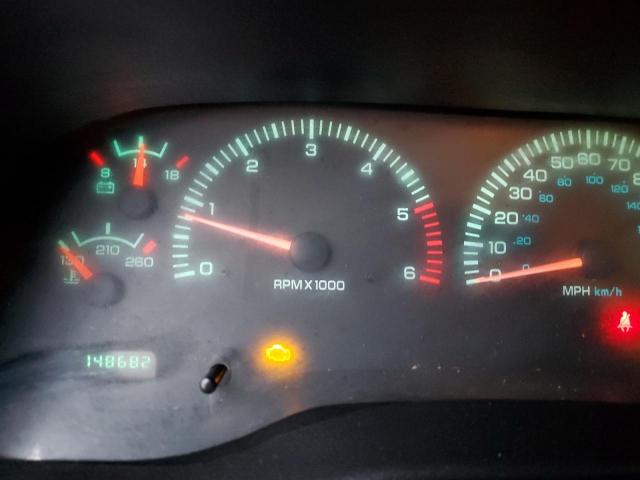 1B7HC13Y41J521428 - 2001 DODGE RAM 1500 BLACK photo 9