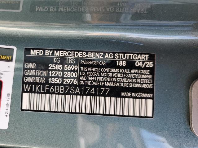W1KLF6BB7SA174177 - 2025 MERCEDES-BENZ E 450 4MATIC TEAL photo 13