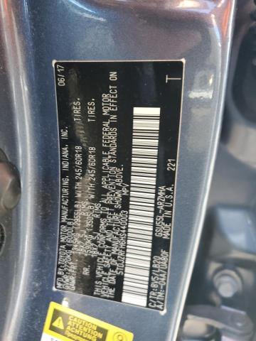 5TDJZRFH6HS440003 - 2017 TOYOTA HIGHLANDER SE Синій фото 13