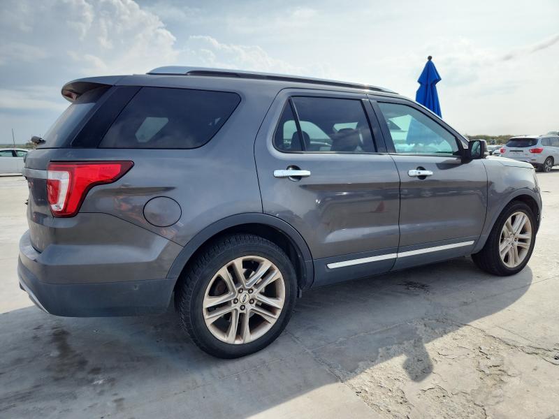 1FM5K7F83HGC61207 - 2017 FORD EXPLORER LIMITED 灰色 照片 3