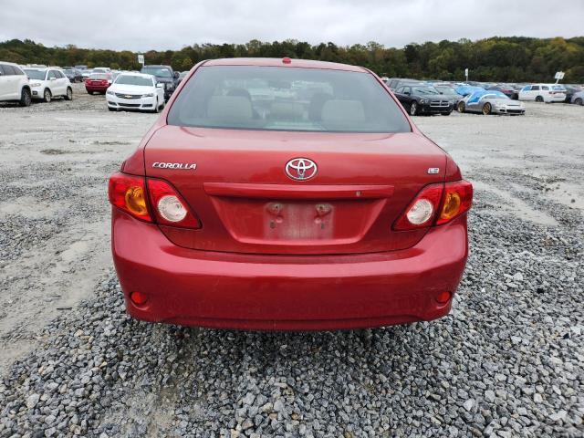 JTDBL40E599072825 - 2009 TOYOTA COROLLA BASE Қызыл фото 6