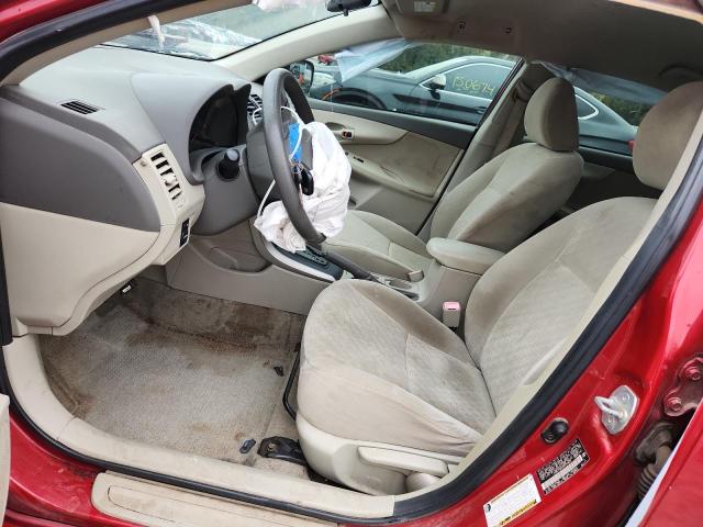 JTDBL40E599072825 - 2009 TOYOTA COROLLA BASE Қызыл фото 7