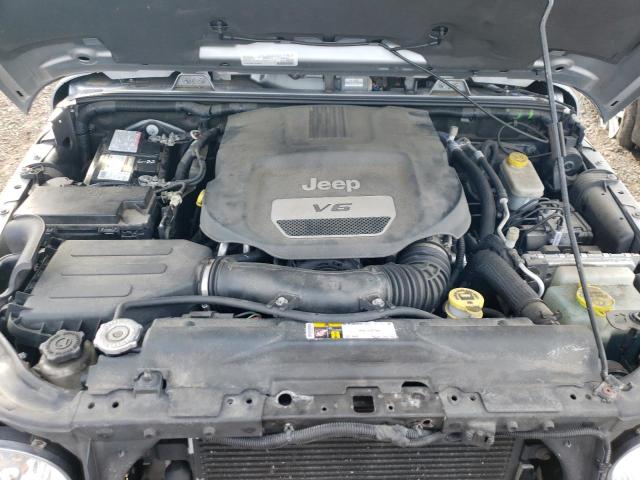 1C4BJWEG3GL137800 - 2016 JEEP WRANGLER U SAHARA ვერცხლისფერი ფოტო 12