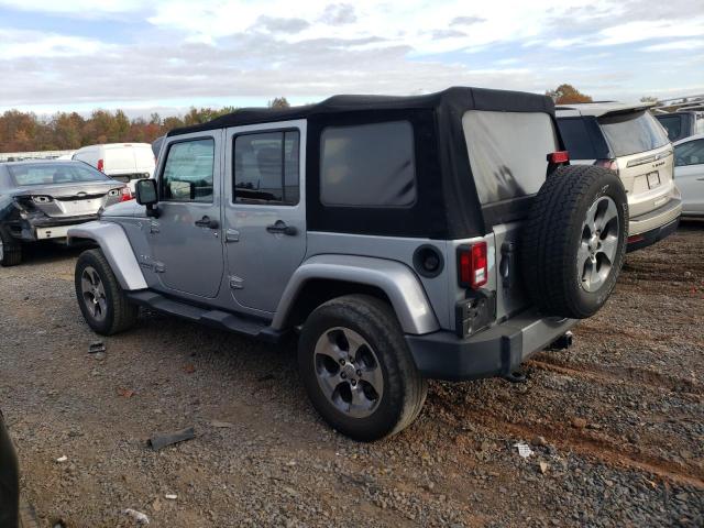 1C4BJWEG3GL137800 - 2016 JEEP WRANGLER U SAHARA ვერცხლისფერი ფოტო 2