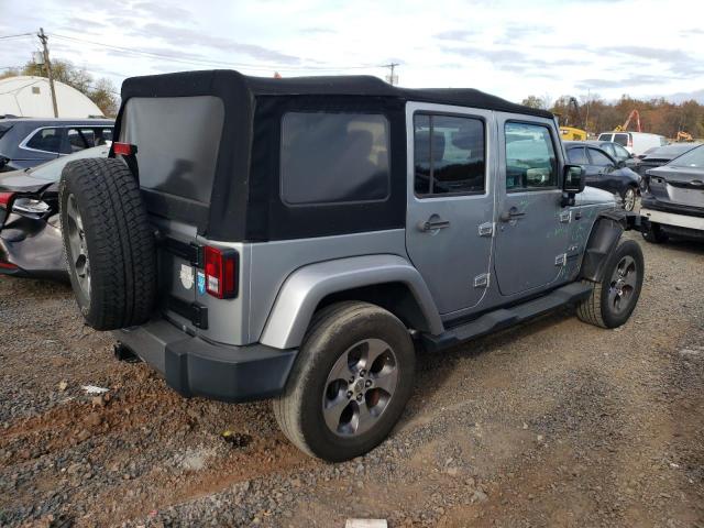 1C4BJWEG3GL137800 - 2016 JEEP WRANGLER U SAHARA ვერცხლისფერი ფოტო 3