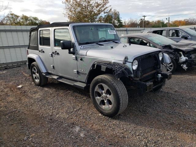 1C4BJWEG3GL137800 - 2016 JEEP WRANGLER U SAHARA ვერცხლისფერი ფოტო 4