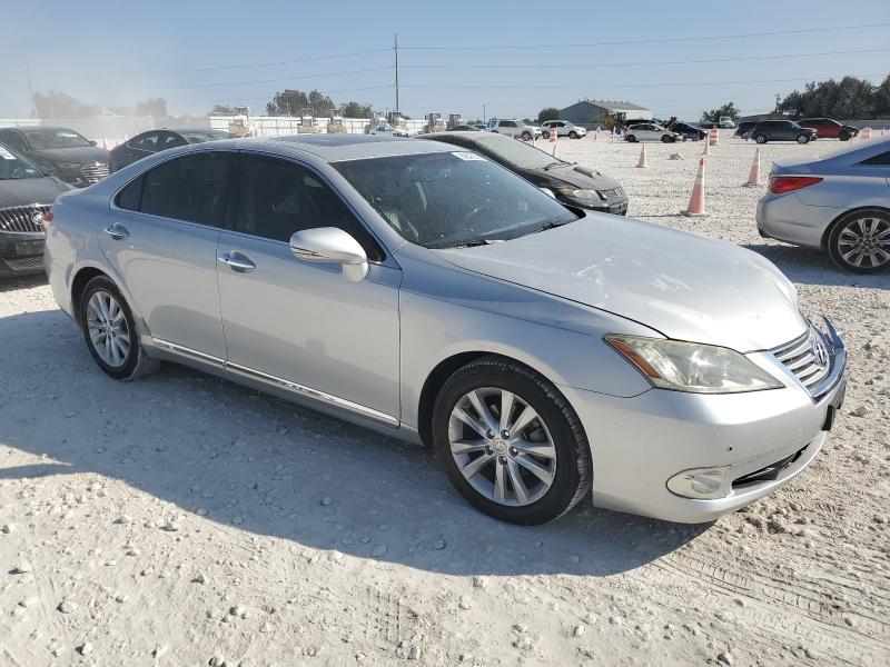 JTHBK1EG4B2454109 - 2011 LEXUS ES 350 SILVER photo 4