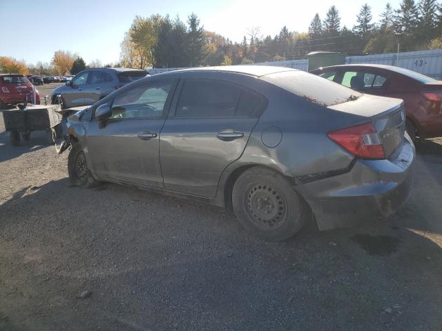 2HGFB2F42CH035182 - 2012 HONDA CIVIC LX GRAY photo 2