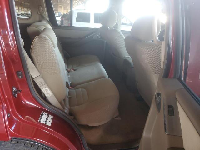 5N1AR18U87C629453 - 2007 NISSAN PATHFINDER LE Կարմիր լուսանկար 11