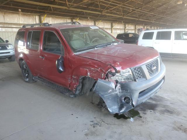 5N1AR18U87C629453 - 2007 NISSAN PATHFINDER LE Կարմիր լուսանկար 4